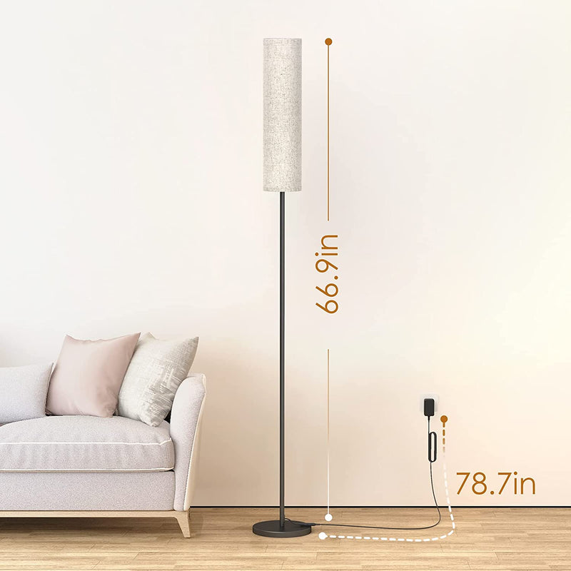 Stepless LED corner floor lamp