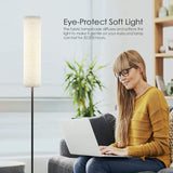 Stepless LED corner floor lamp