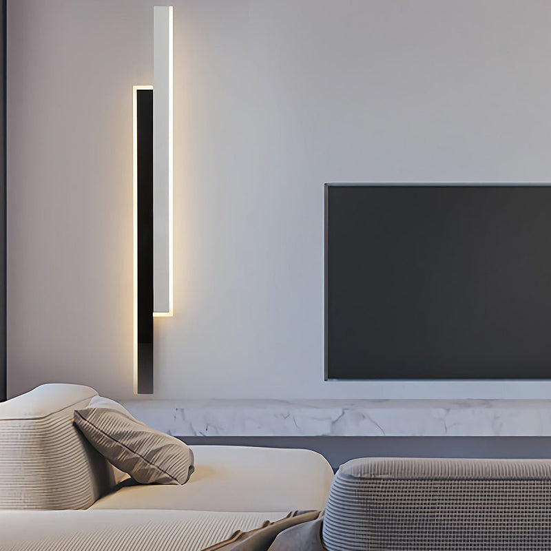 Long strip wall light