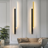 Long strip wall light